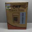 Kohree Propane Heater, 18,000 BTU Portable LP Gas Heater with ODS & Tip-over Protection, 3 Setting Tank Heaters for Patio, Garage, Camping, Heating Up to 450 Sq. Ft, Gas Regulator & Hose (Black)