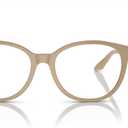 Armani Exchange A|X AX3109F Low Bridge Fit Prescription Eyewear Frames, Shiny Tundra/Demo Lens, 54 mm