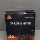 Giraffe Tools Garden Hose 25FT 1/2 Non-Expandable Lightweight Flexible Water Hoses Burst 600 psi with 9 Spray Function Nozzle Heavy Duty Hose
