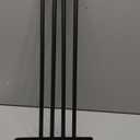 20.4 Inches Swivel Towel Rack 304 Stainless Steel 4 Arms Bathroom Towel Rack Hanger Pool Holder Wall Mounted Swivel Bar Space Saving with Hook(Black)