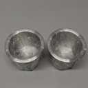 Anxingo 2 Pcs Stainless Steel Cup Holder, Silver Poker Table Drink Holder, Drop-in Cup Drink Holder for Yacht Boats RV Cars and Trucks