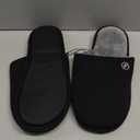 EverFoams Men's Cotton Knit Slippers Lightweight Memory Foam Indoor House Shoes with Anti-Skid Sole (11-12)