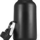 One Gallon Water Bottle, 128oz Stainless Steel Insulated Water Bottle For Hot & Cold Drinks, BPA-Free, Wide Mouth, Leak-Proof Big Water Jug With Handle For Sports, Travel, Hinking & Camping, Black