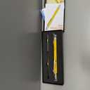 Stocking Stuffers for Men, Gifts for Him, Multitool Pen Christmas Birthday Present, Ideas for Guys Husband Who Have Everything, Tools Cool Gadgets Birthday, White Elephant for Adults Women Dad Grandpa (Yellow)