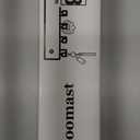 Key Holder Wall Mount with 6 Hooks - Key Rack Organizer for Entryway, Kitchen & Office, Screw-in Mounting 1 Pack 9 Inch