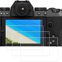 PCTC X-S10 Screen Protector for Fujifilm X-S10 X-T30 X-T20 X-T10 X-F10 X-E3 X-T100 X-A1 X-A2 X-M1【Not for X-S20】 Camera, 0.3mm 9H Hardness Ultra Clear Tempered Glass Screen Anti-Scratch (3 Pack), 4 Pack