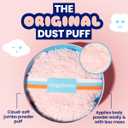 Megababe Body Powder Applicator - Dust Puff | Oversize (6 x 3) Powder Puff | Powder Sold Separately