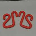 CNQLIS 2 Pack Red Bucket Hooks, Lineman Bucket Tool Holder Fits 2" Bucket Lip, Hooks for Aerial Baskets, Attach Tool Bags or Aprons, 40lbs
