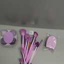 Makeup Brushes 22 Pcs Makeup Kit,Foundation Brush Eyeshadow Brush Make up Brushes Set (Purple, 22 Piece Set Large)