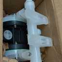 Air Operated Double Diaphragm Pump, 12 GPM Dual Diaphragm Air Pump Pneumatic Waste Oil Transfer Pump for Chemical, 1/2 Inch Inlet/Outlet