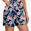 G Gradual Women's 5" High Waisted Swim Board Shorts with Phone Pockets UPF 50+ Quick Dry Beach Shorts for Women with Liner M