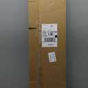 35" W x 60" H Cordless Faux Wood Blinds, 2" Slat, White, Room Darkening, Light Filtering, Waterproof, Inside/Outside Mount