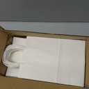 RACETOP White Paper Bags with Handles Bulk,8"x4.5"x10.8" 50Pcs,Paper Bags Birthday Wedding Party Favors Grocery Retail Shopping Business Goody Craft Gift Bags