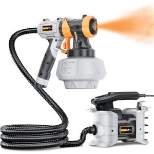 Upgraded Paint Sprayer-BATAVIA 700W HVLP High Power Spray Paint Gun with 6FT Air Hose, 4 Nozzles & 3 Patterns, Paint Sprayer for House Painting,Furniture,Cabinets,Fence,Walls,DIY Projects,etc