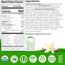 Orgain Organic Vegan Protein + 50 Superfoods Powder, Vanilla Bean - 21g Plant Based Protein, 8g Prebiotic Fiber, No Lactose Ingredients, Gluten Free, No Added Sugar, Non-GMO, 2.02 lb (EXP 02/01/27)