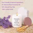 2 x Gifts for Mom from Daughter Son Funny Mothers Day Candles for Mommy Suitable for Moms Dad Birthday Gift Mothers Fathers Day Thanksgiving Christmas Lavender Candles Gifts