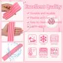 2 x 1 Pcs Bohemian Hemp Rope Cake Decoration Silicone Mold, Printed Flower and Leaf Shape Clay Chocolate Silicone Mold, Wedding Birthday Candy Cookie Dough Cupcake Toppers Baking Supplies