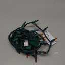 PREXTEX Christmas String Lights with Green Wire - 100 Count, 20 Ft Multicolored Christmas Tree Lights for Xmas Decorations Indoor and Outdoor - Incandescent String Light for Patios, Fences, Holidays