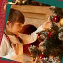 Christmas Tree Decoration Ball Set - 20 Pieces of shatterproof Multi-Colored Christmas Tree Decorations, 2.36 inches Hanging Balls, Festive Party use (red)