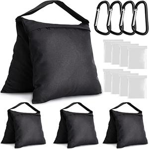 Aimosen 8 Packs Sandbags Weight Bags for Light Stand Photography Video Equipment, Heavy Duty Saddlebag for Backdrop Stand, Photo Tripod, Canopy, Pop up Tent, Umbrella Base, Fishing Chair, Picnic Table