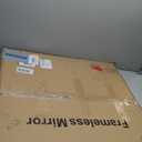 USHOWER 30" Round Frameless Wall Mirror with Beveled Edge - Circle Mirror for Bathroom & Vanity, Elegant & Simple Look