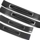 Stainless Steel Door Sill Protector for Toyota Highlander 2020-2025 Accessories Interior Door Entry Guard Cover Trim (Black)