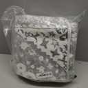 Uphome Boho Vintage Bathroom Rugs Sets 2 Piece Gray Non-Slip Soft Bath Mat with U-Shaped Contour Toilet Rug Machine Washable Oriental Aesthetic Bath Rugs Tribal Floral Floor Mats for Sink Tub Shower (Grey)