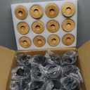 Aroparc 12 Pack 10oz Candle Jars with Lids, Candle Container Tumbler Jar for Candle Making Supplies - Dishwasher Safe, Frosted Grey