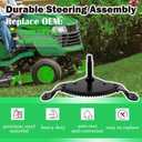 AM136297 Steering Sector Gear For X300 X320 X340 X500 X520 Lawn Tractor, Replace AM136297 M151206