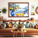 cupmod Lemon Paint by Numbers Kits for Adults, DIY Lemon Tree Adult Paint by Number Kits on Canvas, Oil Painting by Number Kits for Home Decor (16x20 Inch)