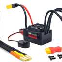 Surpass Hobby 3665 3150KV Brushless Motor and Waterproof 110A ESC Combo Set for 1/10 RC Car Truck(3150KV 110A)