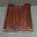 KOLWOVEN Wood Letter Tray -Load Documents Tray for Office Desktop Organizer - Desk Magazine, File, Folder, Paper Holder - Paper Document File Tray Front Drak Brown