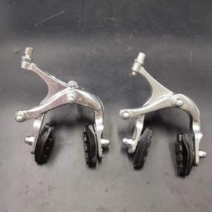 CDHPOWER Bike Brake, Bike Disc Brake, Bicycle C Brake Caliper, Aluminum Alloy Front & Rear Side Pull Brake Set Bike Accessory for Mountain Bike, Folding Bike, Road Bicycle (Silver)