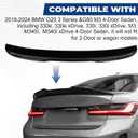 Rear Spoiler Fit for 2019-2025 BMW G20 & G80 M3 330i 330e M340i, Glossy Black Tail Trunk Lip Wing Sporty Appearance PSM Style