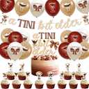 Kumikumi A Tini Bit Older Birthday Decoration Espresso Martini Themed Banner Cake Topper Cupcake Toppers Latex Balloons Party Supplies