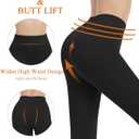 DOCUMO Fleece Lined Tights for Women Thermal Pantyhose Winter Warm Fake Translucent Tights High Waisted Thick Leggings (Black)