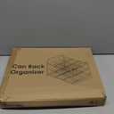 AIYAKA Can Rack Organizer, 3 Tier Stackable Can Storage Dispenser,for Food Storage, Kitchen or Pantry, Storage for 36 Cans, Black