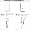 TORRAS Phone Lanyard Crossbody with 2 Phone Tabs, Adjustable Anti Theft Phone Strap for All Phones, Premium Metal Buckles, Skin-Friendly, Universal Cell Phone Neck lanyard for Travel Essentials, Black
