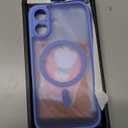 CANSHN Magnetic for iPhone 16 Case, Upgraded [Full Camera Protection] [Compatible with Magsafe] [Translucent Matte] Shockproof Protective Phone Case for iPhone 16 - Ultramarine