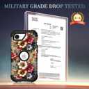 TEECOVER for iPhone 16e Case, Heavy-Duty Shockproof Full Protection Hard Plastic Bumper + Soft Silicone Rubber Protective Case for iPhone 16e - 6.1-Inch, Olive Green