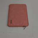RAINYEAR 13 Inch Laptop Sleeve PU Suede Leather Case Water Resistant Cover Carrying Bag Compatible with 13.3" MacBook Air/Pro A3113 A3240 A2338 A2681 A2337 A2159 A2179 A2251 A2289(Coral)