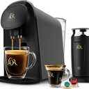 L'OR Barista System Coffee and Espresso Machine Combo with Frother, Matte Grey