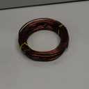 AEAOA 11 Yard Aluminum Wire Bendable Metal Wire Jewelry Craft Wire Beading Floral Making Jewelry Making Doll Making (18 Gauge, Bronze Color)