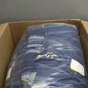 Nautica - Twin/Twin XL Comforter Set, Reversible Cotton Bedding with Matching Sham, Medium Weight for Year Round Use, Dorm Essentials, Oeko-Tex Certified (Lakeview Blue)