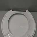 KOHLER 20111-0 Brevia, Slow Close Toilet Seat, Round Toilet Seat, Grip-Tight Bumpers Quick-Attach Hardware, White