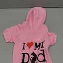 Pet's Hoodie Coat Love My Mom Printed Shirts Warm Sweater Outdoor Hooded Sweatshirt Dogs Clothes XL