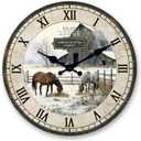 Farmhouse Wall Clocks Battery Operated 20 Inch