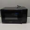 Emerson MW7302B Compact Countertop Microwave Oven with Touch Control, LED Display, 700W, 10 Power Levels, 6 Auto Menus, Glass Turntable and Child Safe Lock, 0.7 Cu., Ft. Black