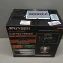 AIRMSEN Grind & Brew Coffee Maker with Built-In Grinder 5-Cup