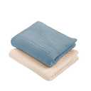 Muslin Baby Cover for Newborn, Soft and Breathable 100% Cotton Slipcover Neutral, Pack of 2(Blue, Beige)